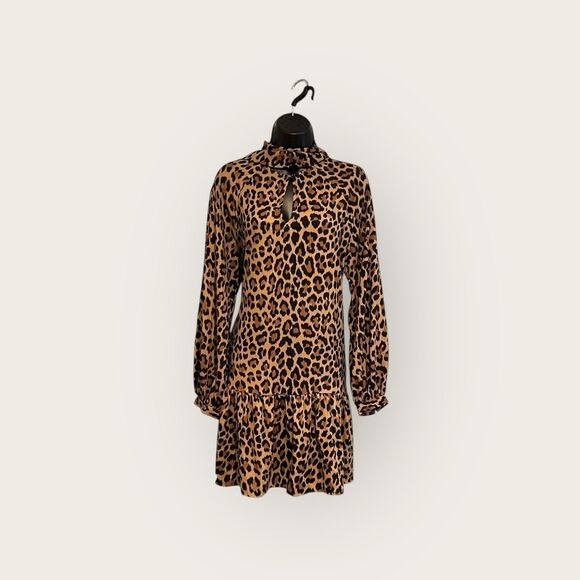 Kate Spade leopard print dress Size Medium - Picture 7 of 13